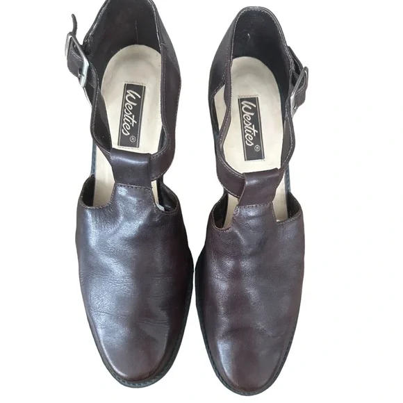 Westies Brown Women’s Leather Shoe Size 9 - Picture 3 of 9